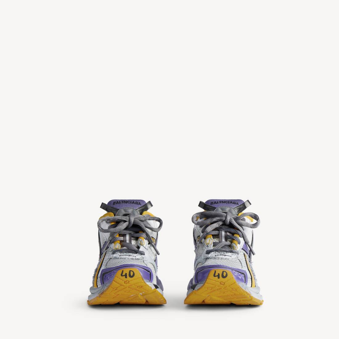 Zapatillas Runner para Hombre en Violeta/naranja/gris | Balenciaga Estados Unidos ES - Image 2