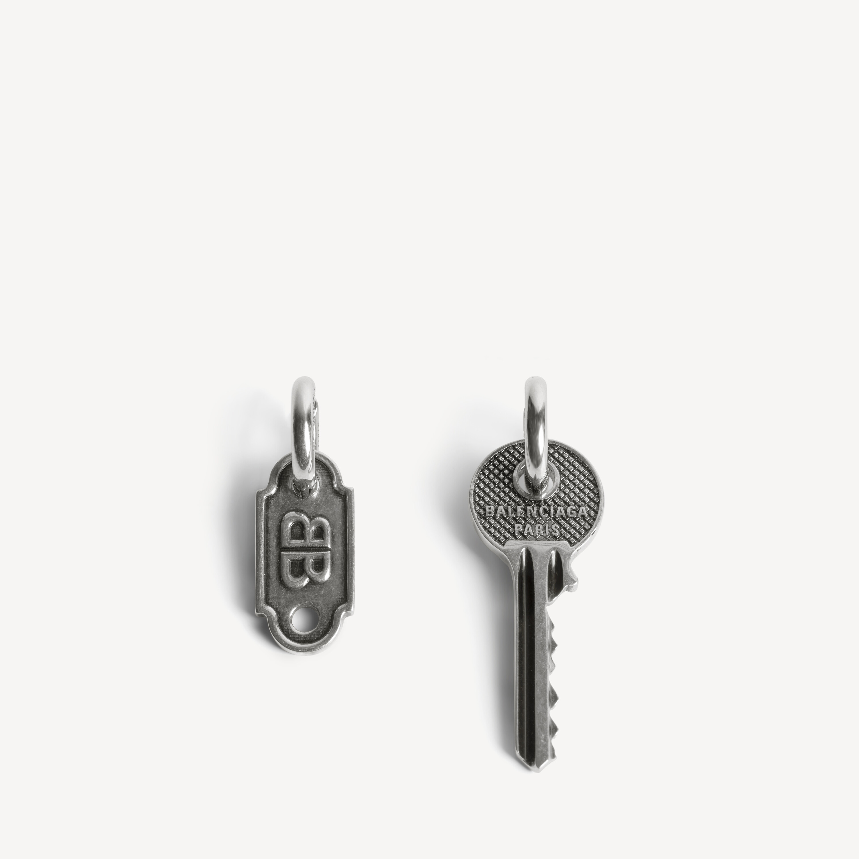 Men's Neverlost Earrings in Antique Silver