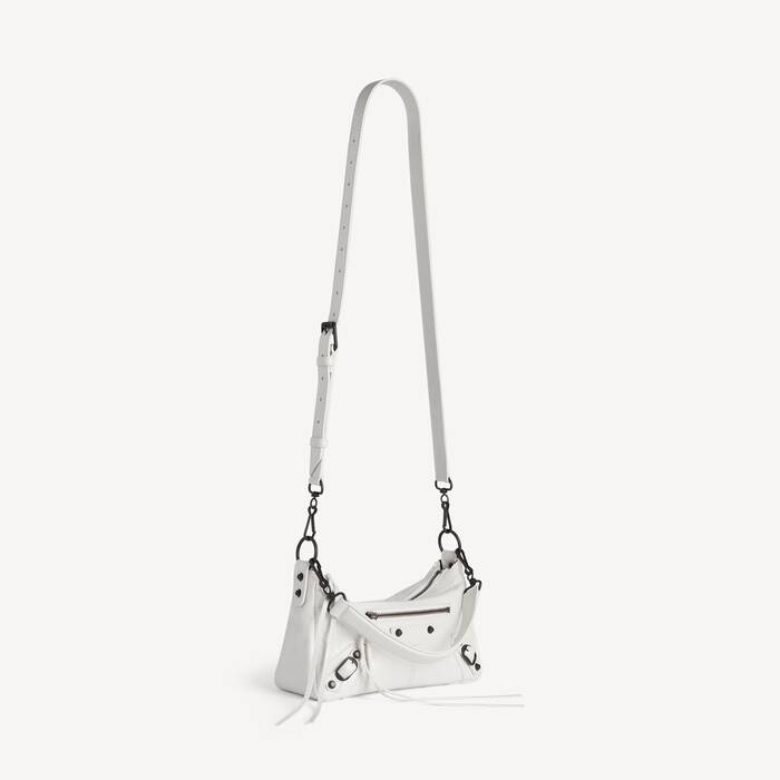 Women's Le City Moto Mini in Optic White - Women | Balenciaga Belgium EN - Image 2