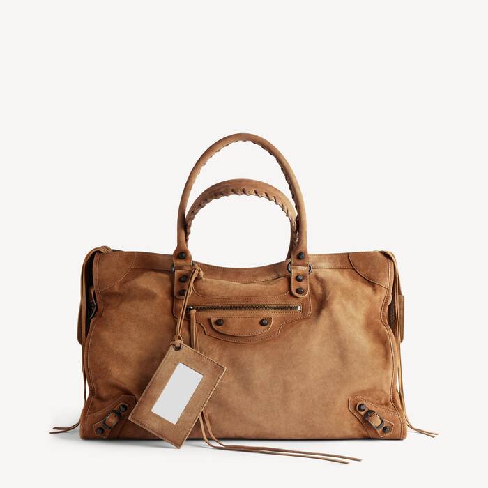 Men's Le City Bag Large in Camel - Men | Balenciaga Canada EN - Image 1