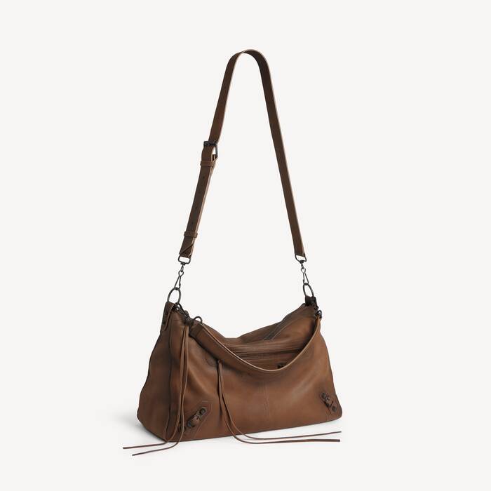 Men's Le City Moto Bag Medium in Caramel - Men | Balenciaga Australia EN - Image 2