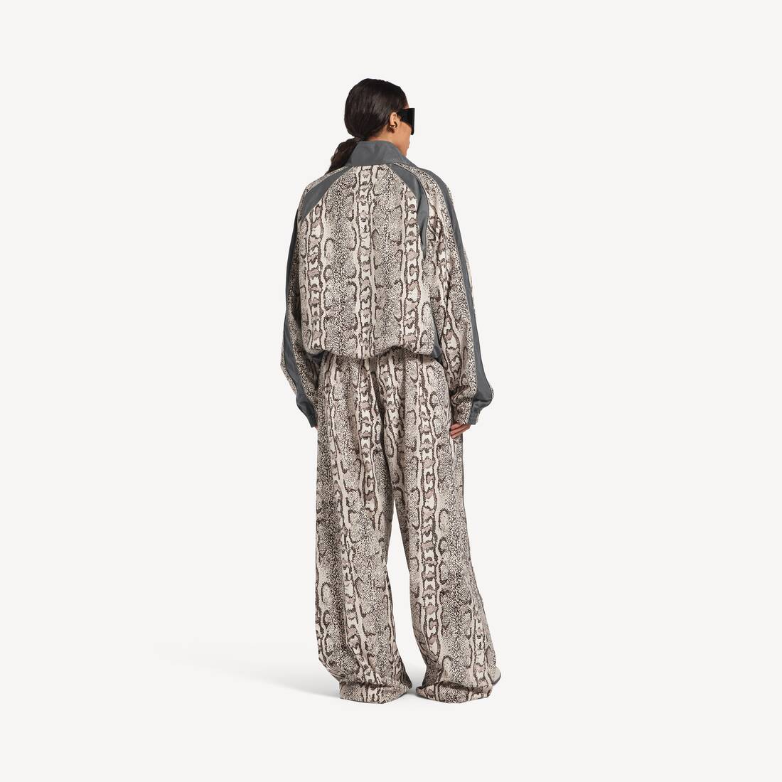 Women's Bodies Tracksuit Pants in Ivory/brown | Balenciaga Australia EN - Image 4