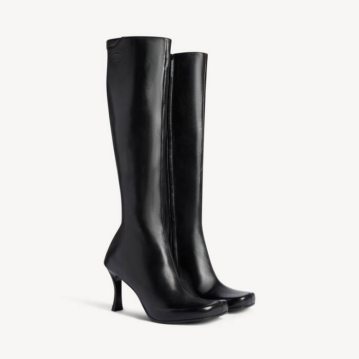 Stivali Balenciaga I Scholl da Donna in Nero - Donna | Balenciaga Italia IT - Image 2