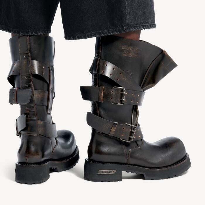 Stivali Alti Venom  da Uomo in Marrone - Uomo | Balenciaga Italia IT - Image 3