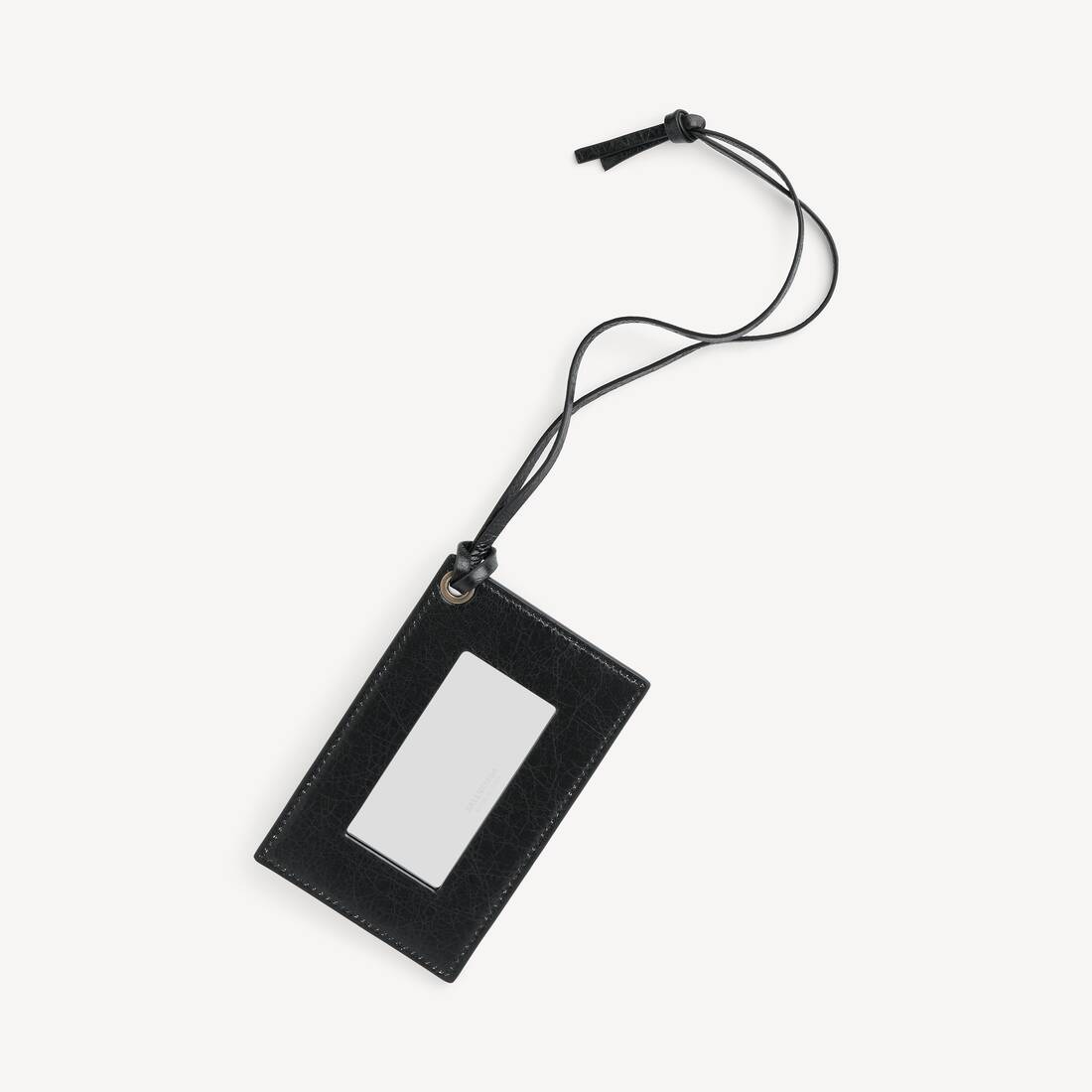 Women's Le City Charm Card Case Mirror in Black | Balenciaga Brazil EN - Image 2