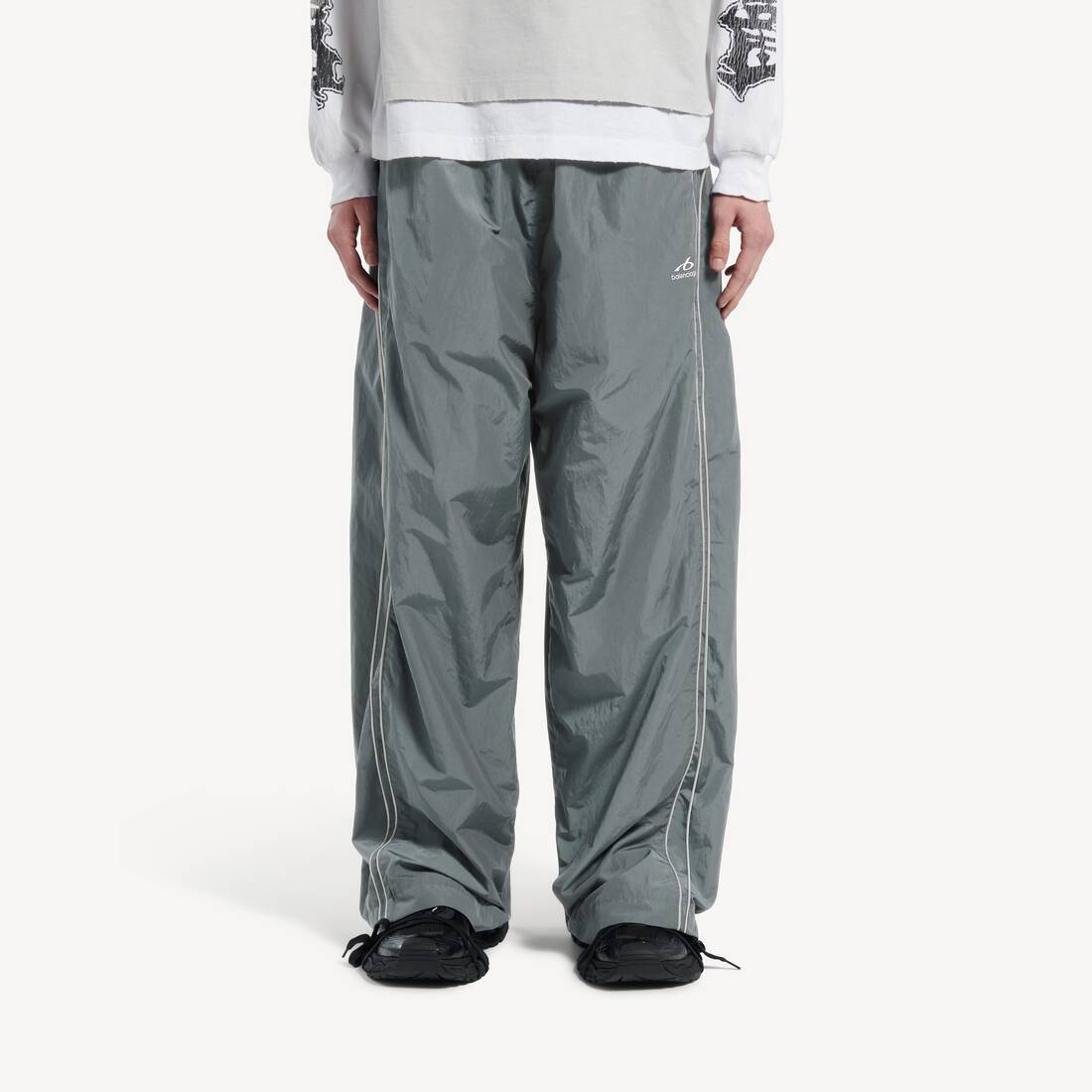 Men's Bodies Tracksuit Pants in Elephant Grey | Balenciaga Australia EN - Image 5