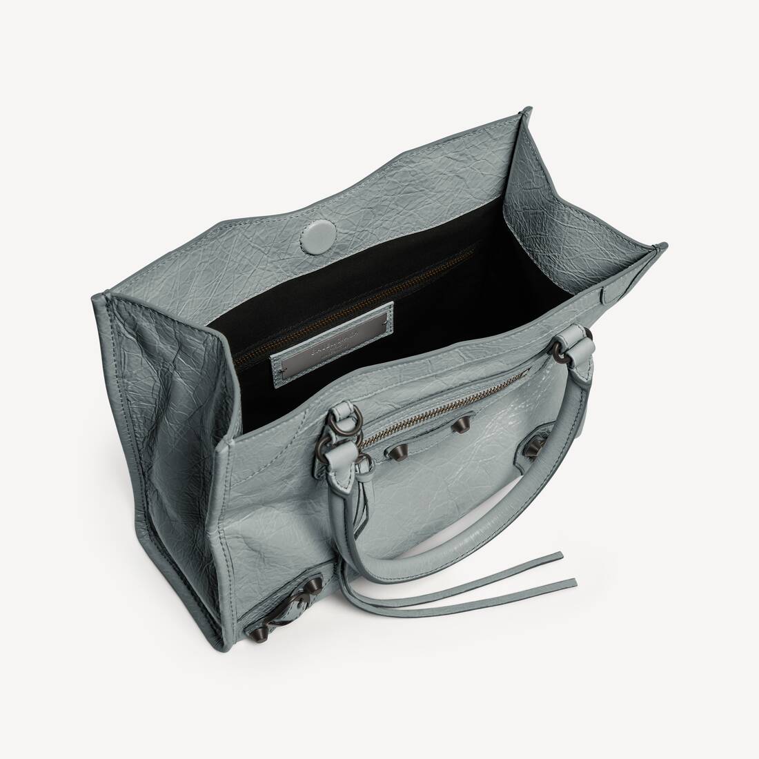 Women's Le City Tote Bag Mini in Blue Grey | Balenciaga United Kingdom EN - Image 5