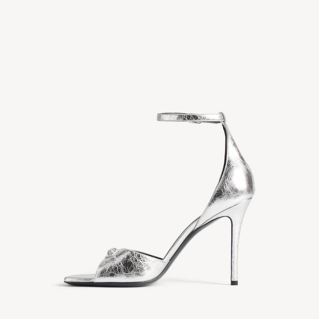 Women's City Uptown Sandal in Silver | Balenciaga United States EN - Image 4