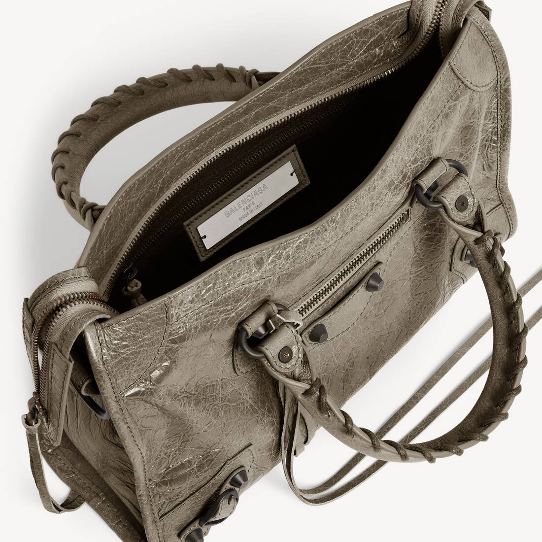 Women's Le City Bag Small in Army Green | Balenciaga United Kingdom EN - Image 5