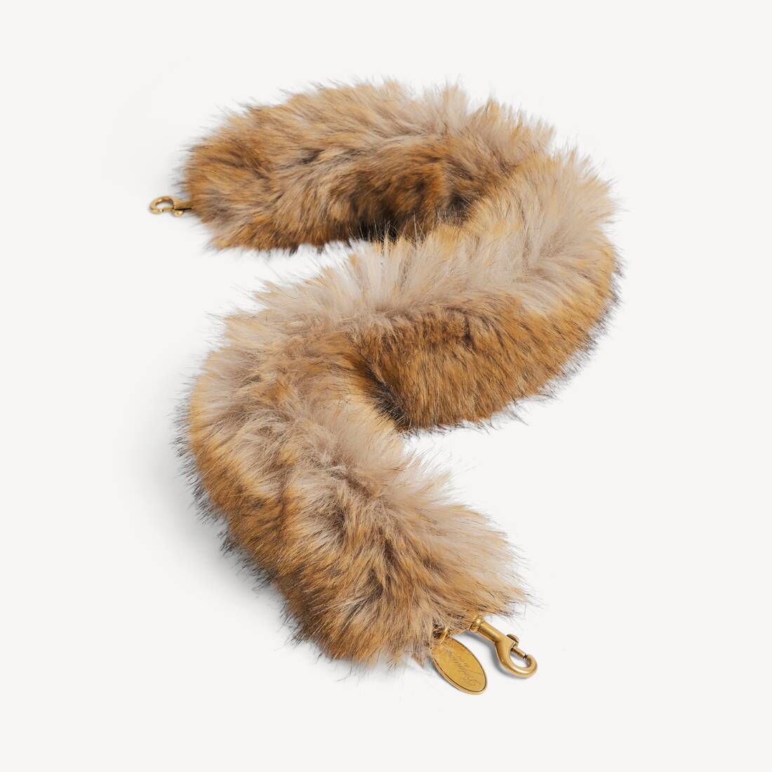 Women's Hair‑effect Fabric Strap in Cream | Balenciaga United Kingdom EN - Image 2