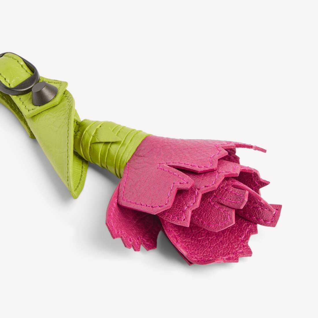 Colgante/llavero Clavel Le City  para Mujer en Pistacho/rosa | Balenciaga Espa&ntilde;a ES - Image 5