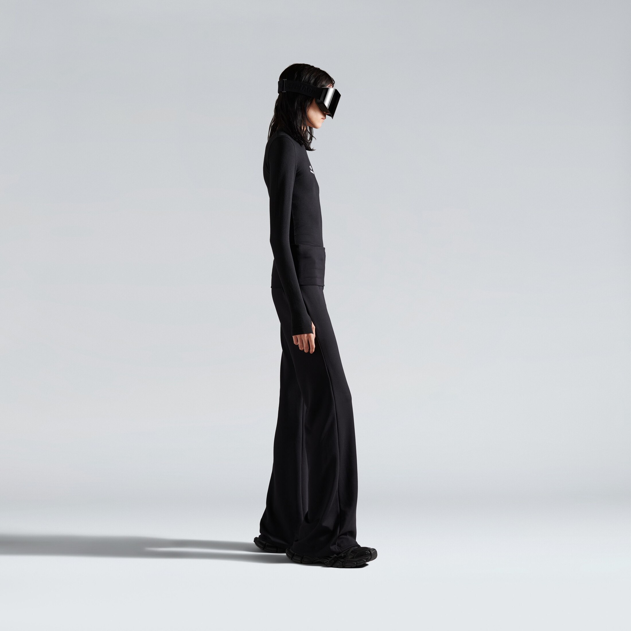 3b sports icon long sleeve fitted crewneck top