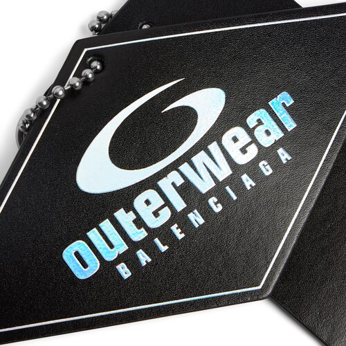 keychain 2 tags charm