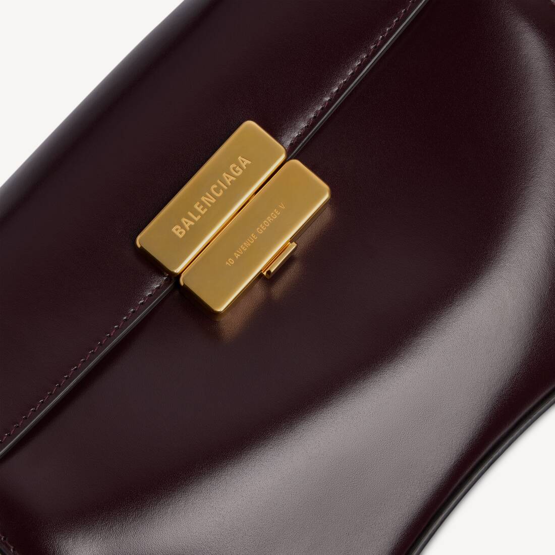 Hourglass Avenue Henkeltasche Klein f&uuml;r Damen in Traube | Balenciaga Deutschland DE - Image 6