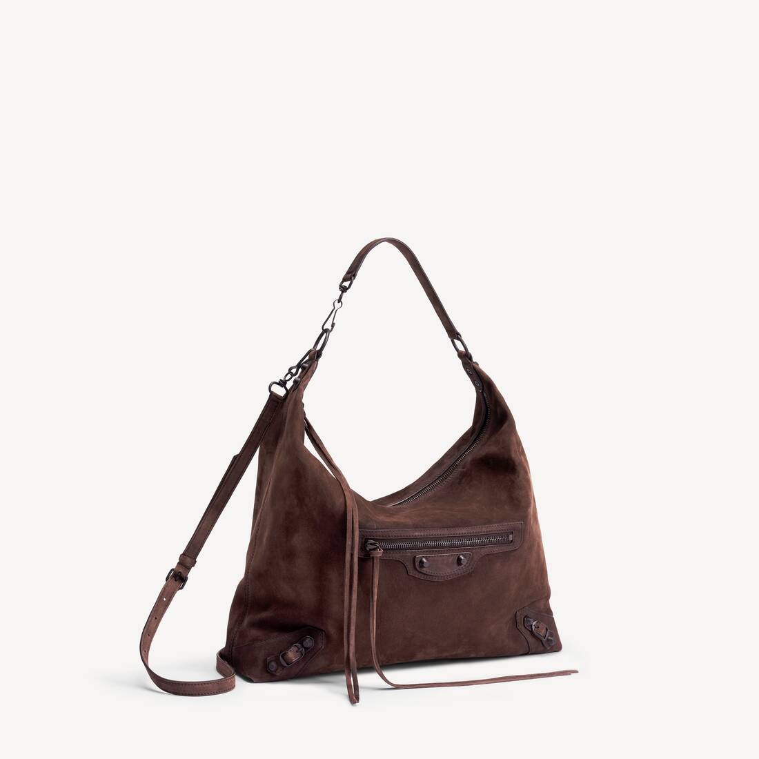 Women's Le City Hobo Bag Medium in Light Espresso | Balenciaga Norway EN - Image 2