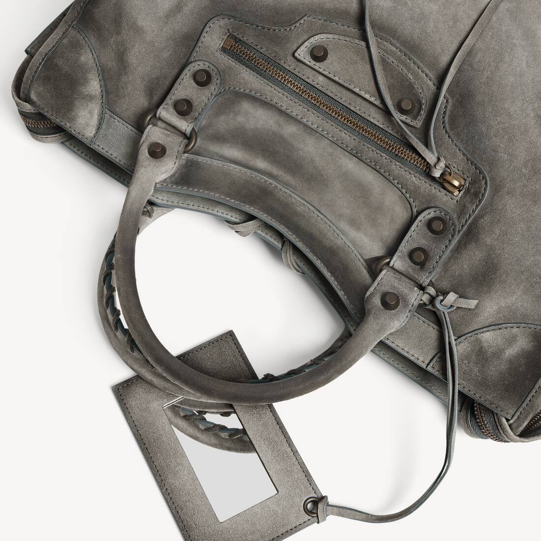 Women's Le City Bag Medium in Storm Grey | Balenciaga United States EN - Image 6