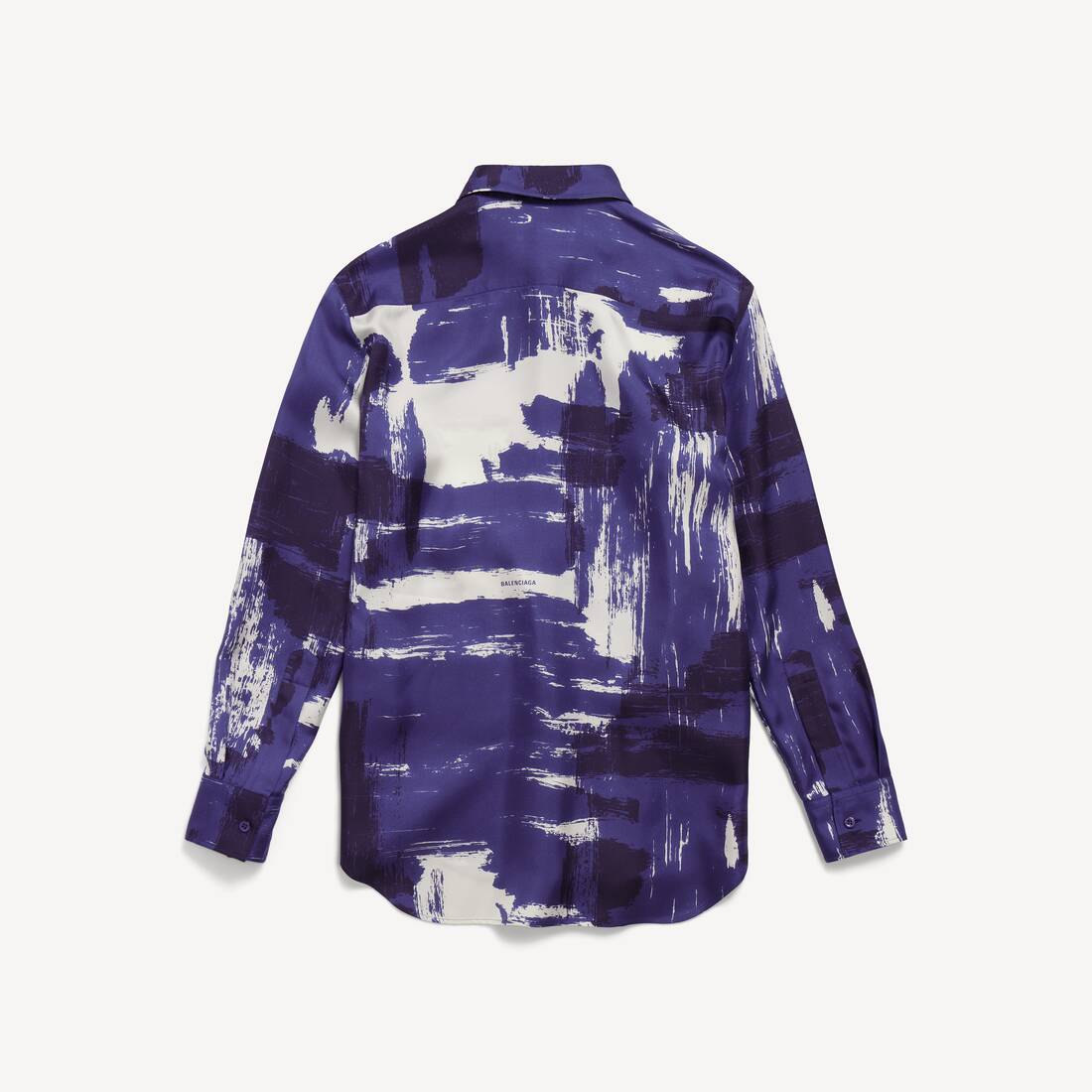 Women's Paintbrush Shirt in Blue | Balenciaga Zimbabwe EN - Image 2