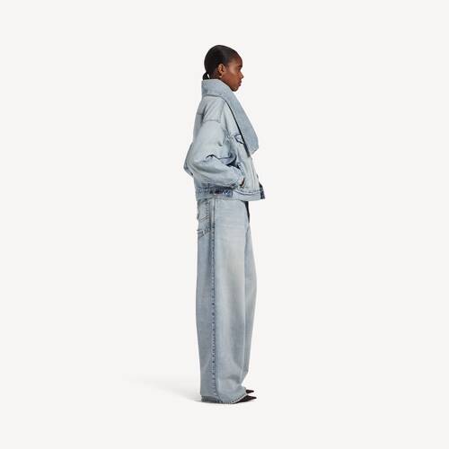 standing collar boxy jacket