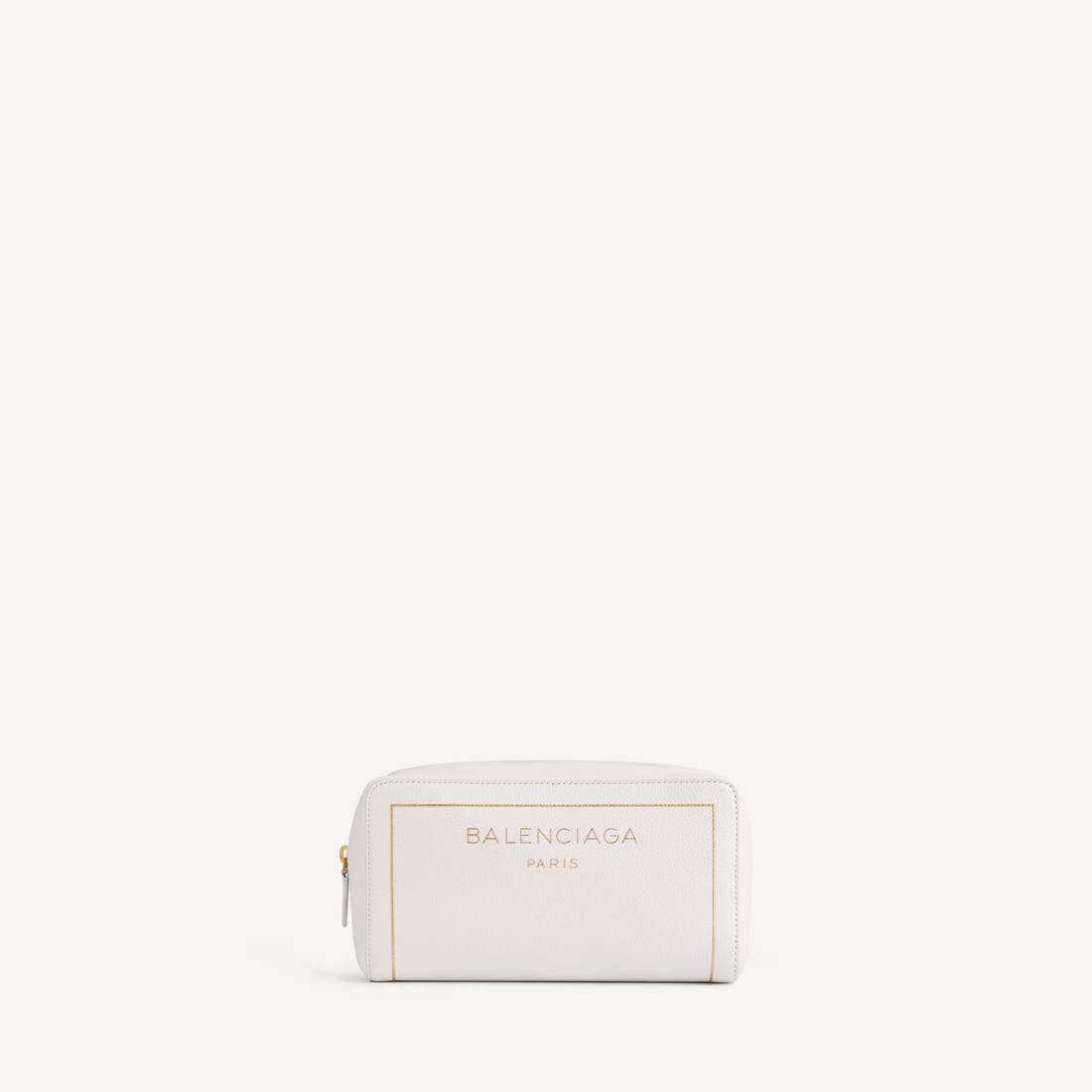 Fragrance Cosmetic Pouch in Ivory White Dix Balenciaga GR