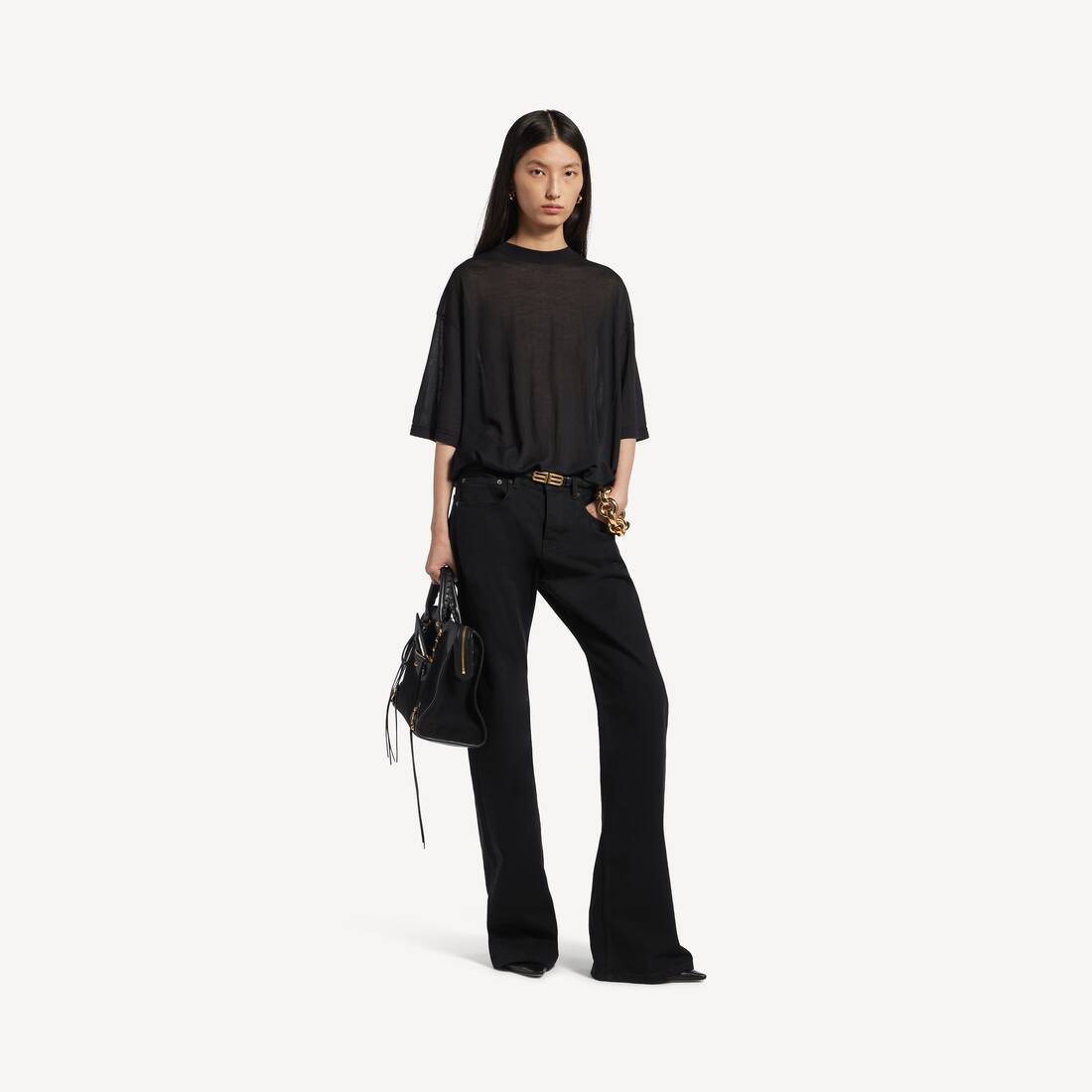 Vaqueros Relaxed Fit para Mujer en Negro | Balenciaga Espa&ntilde;a ES - Image 2
