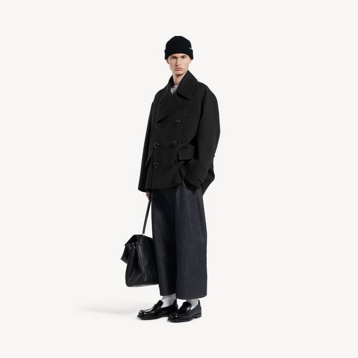 ブラック の メンズ ショートピーコート - メンズ | Balenciaga 日本 JA - Image 3