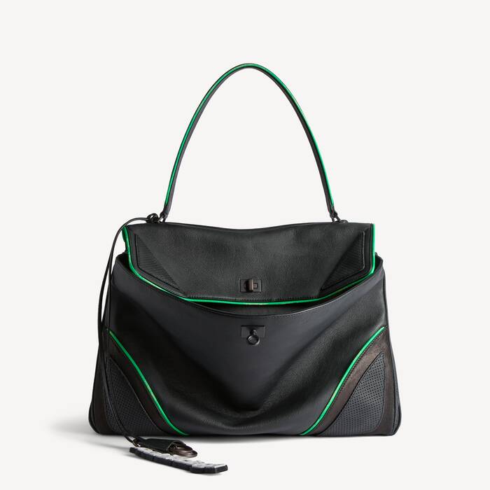 Men's Rodeo Biker Handbag Large in Black - Men | Balenciaga Austria EN - Image 1