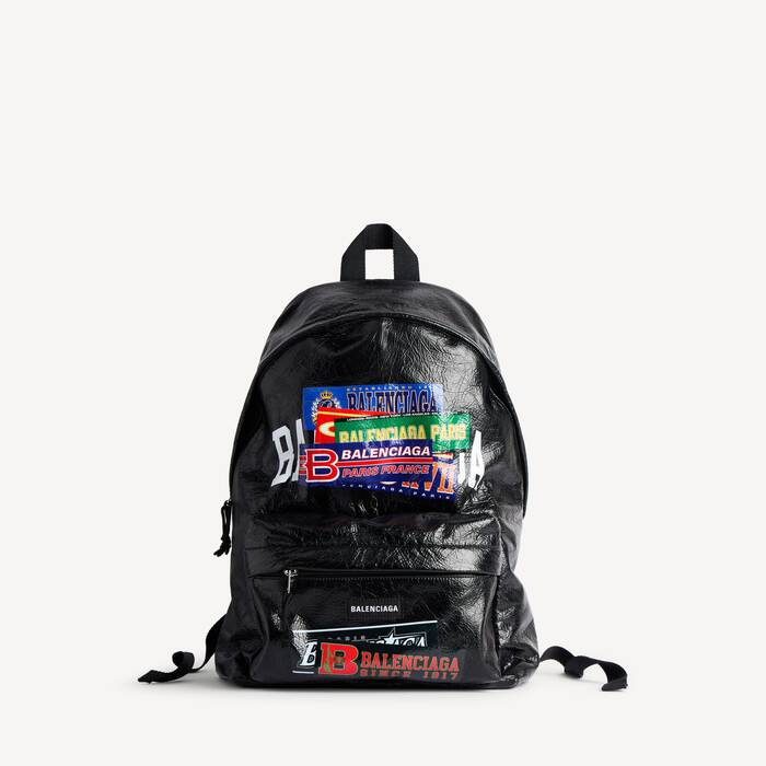Men's Explorer Backpack in Black/multicolor - Men | Balenciaga Australia EN - Image 1