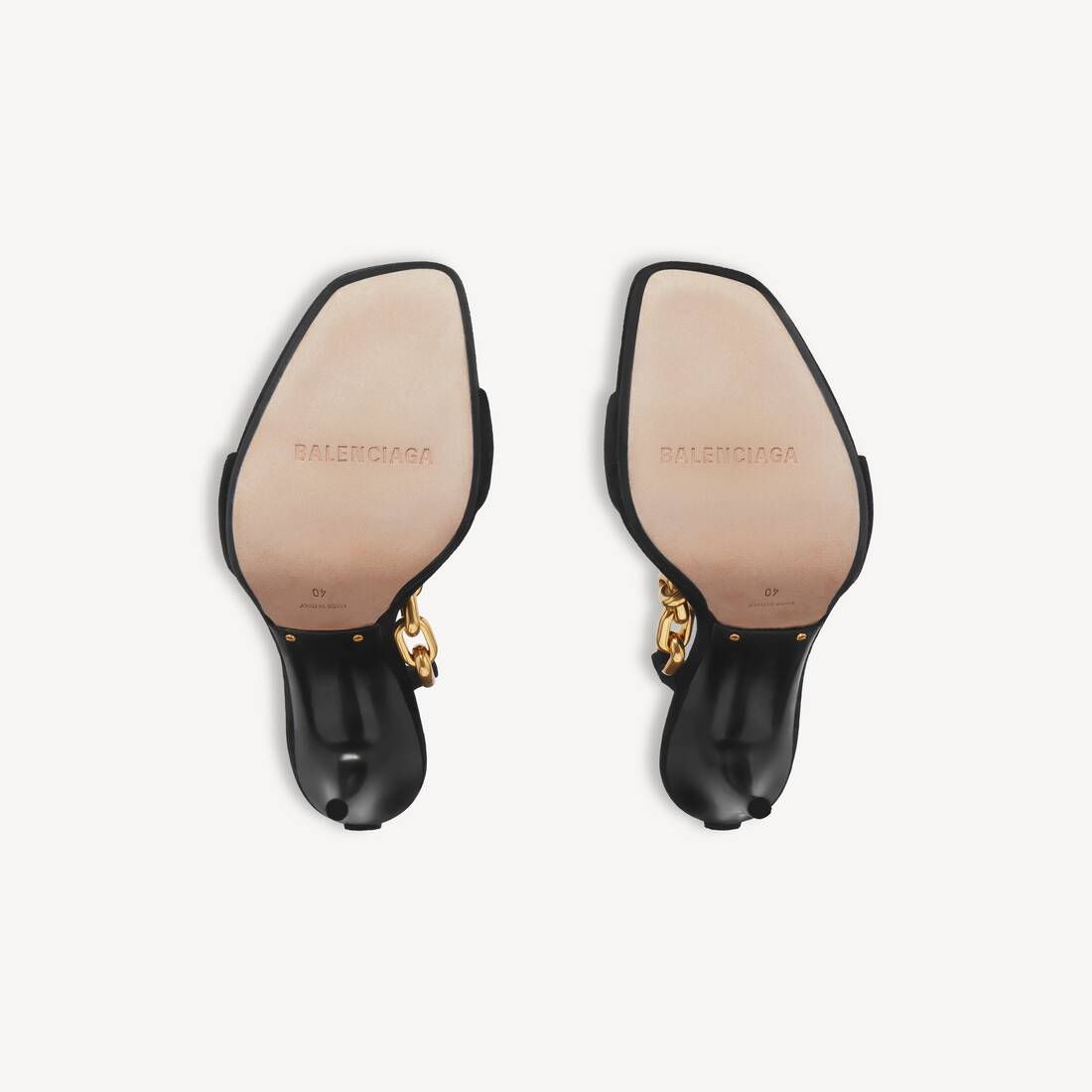 Sandalo Duchesse da Donna in Nero | Balenciaga Italia IT - Image 4