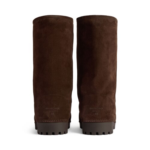 알래스카 퍼 하이 부츠