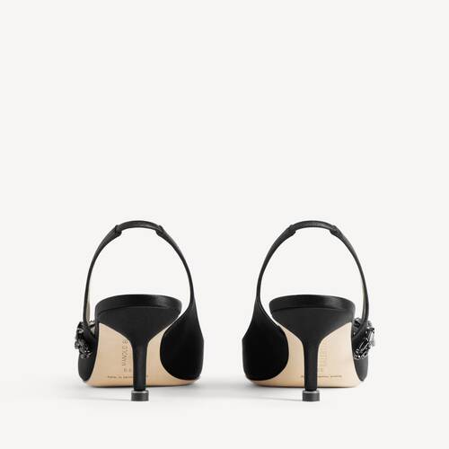 balenciaga | manolo blahnik zapato tal&oacute;n abierto