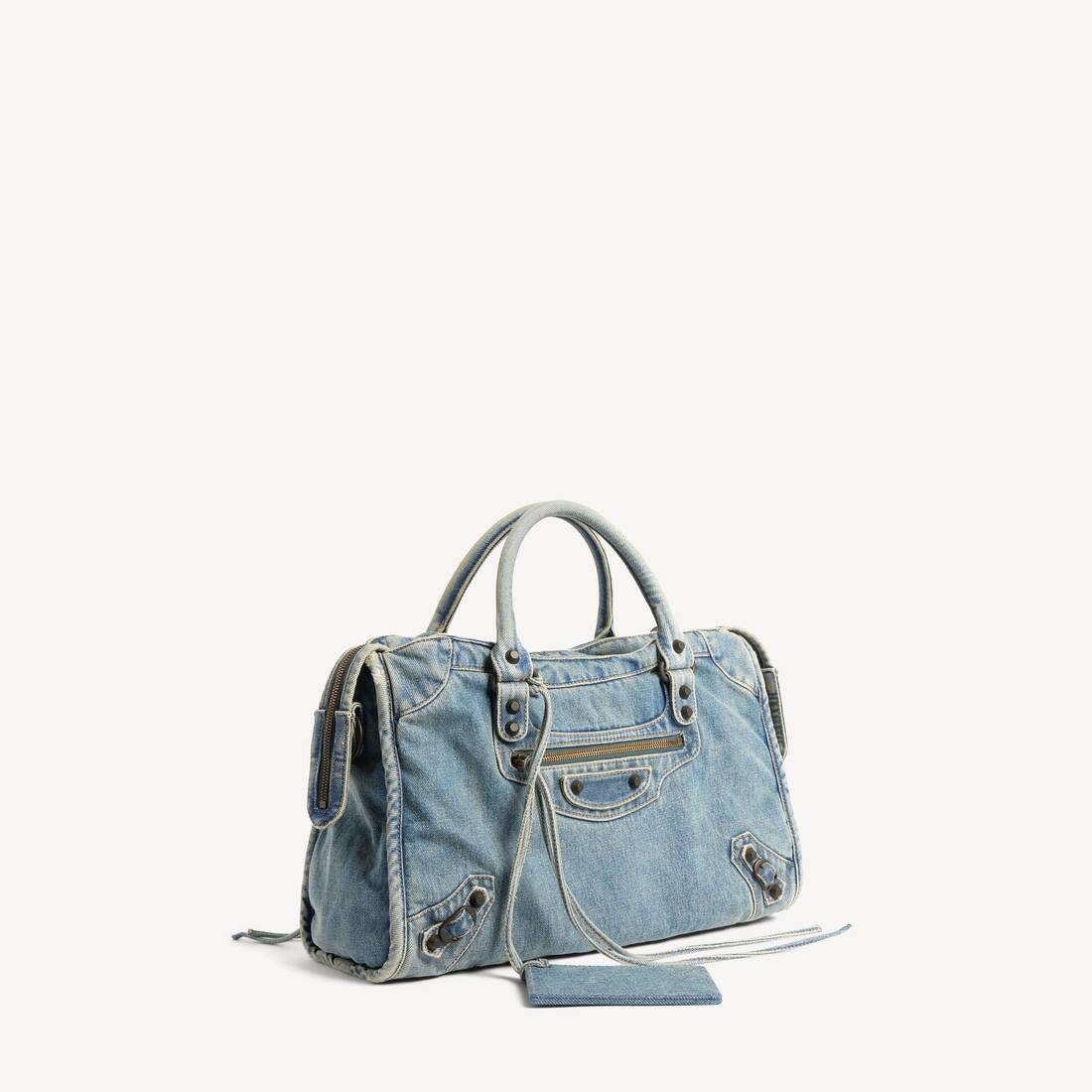 Le City Tasche Mittelgro&szlig; f&uuml;r Damen in Blau | Balenciaga Deutschland DE - Image 2