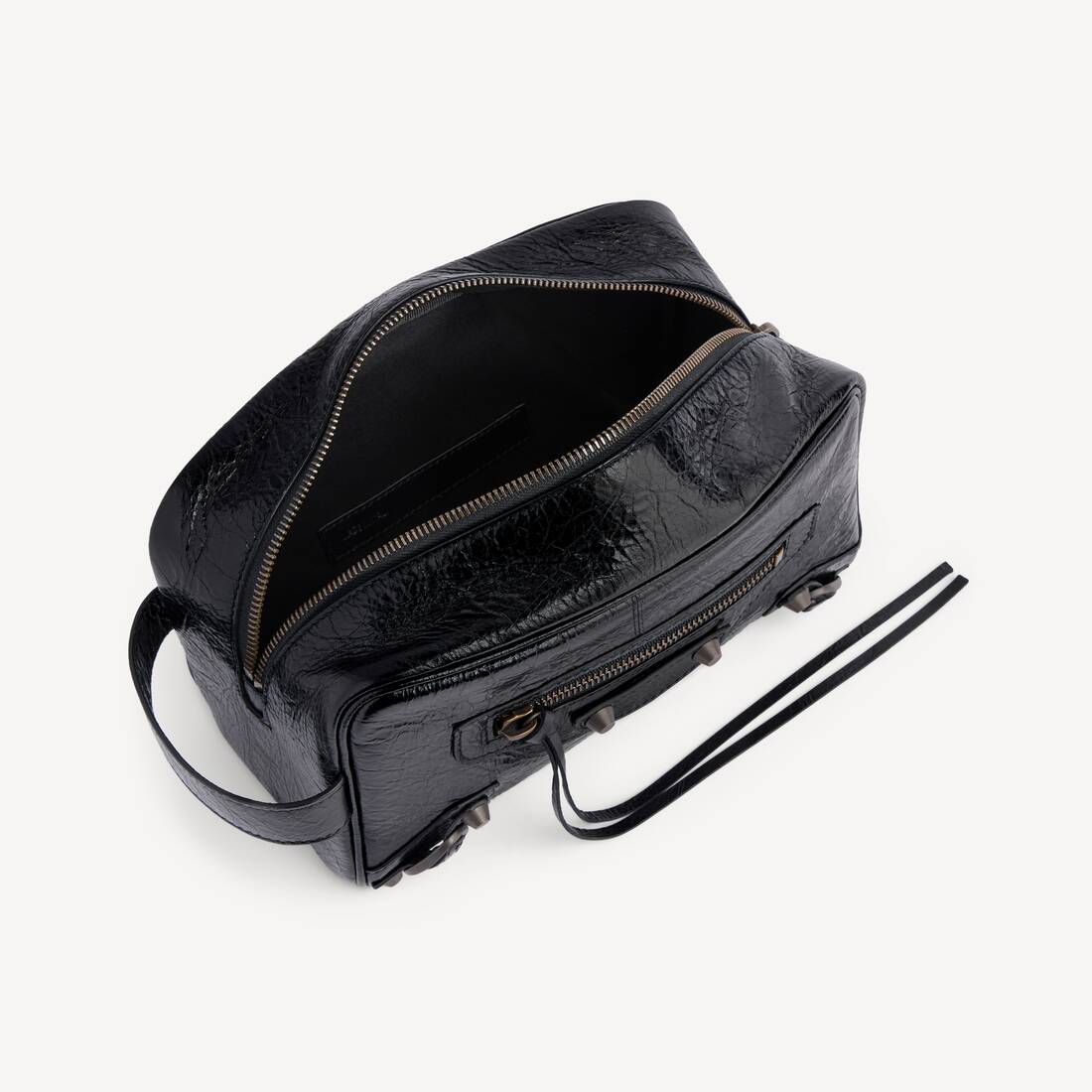 Men's Le City Toiletry Pouch in Black | Balenciaga United States EN - Image 4