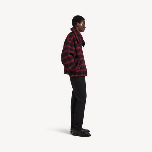 high collar half zip outerwear