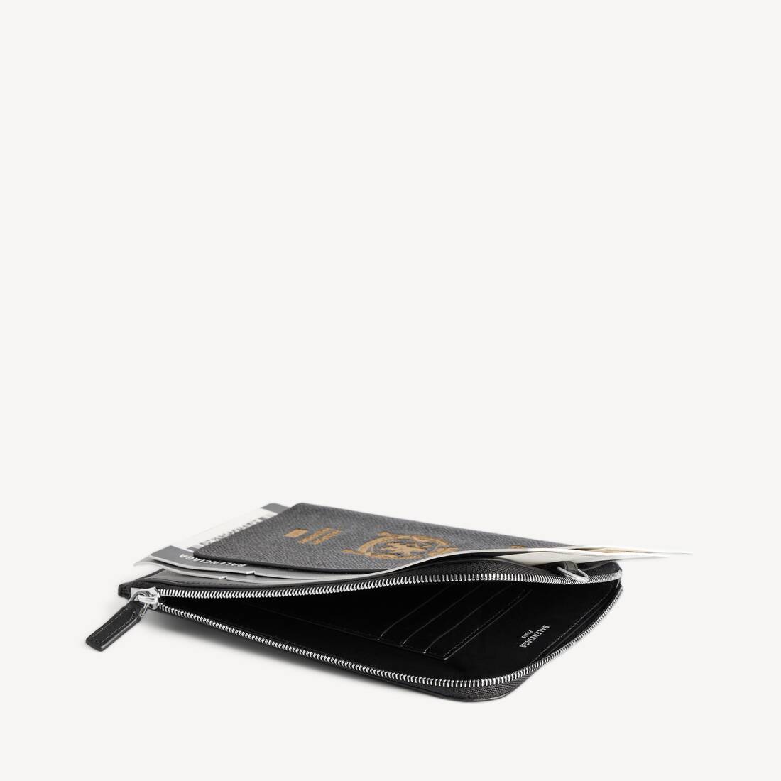 Men's Passport Phone Holder in Black | Balenciaga Japan EN - Image 3