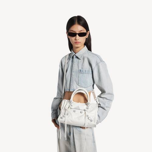 le city bag small giant studs with rhinestones