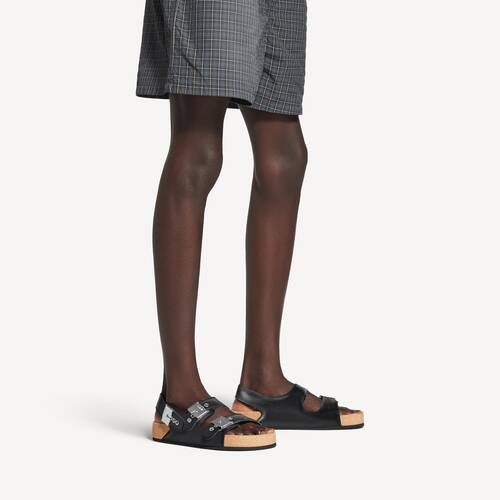 balenciaga i scholl平底凉鞋