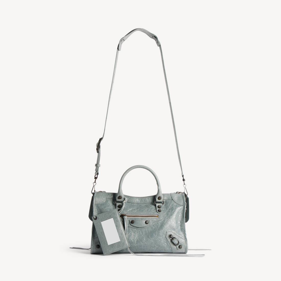 Women's Le City Bag Small in Blue Grey | Balenciaga Australia EN - Image 4