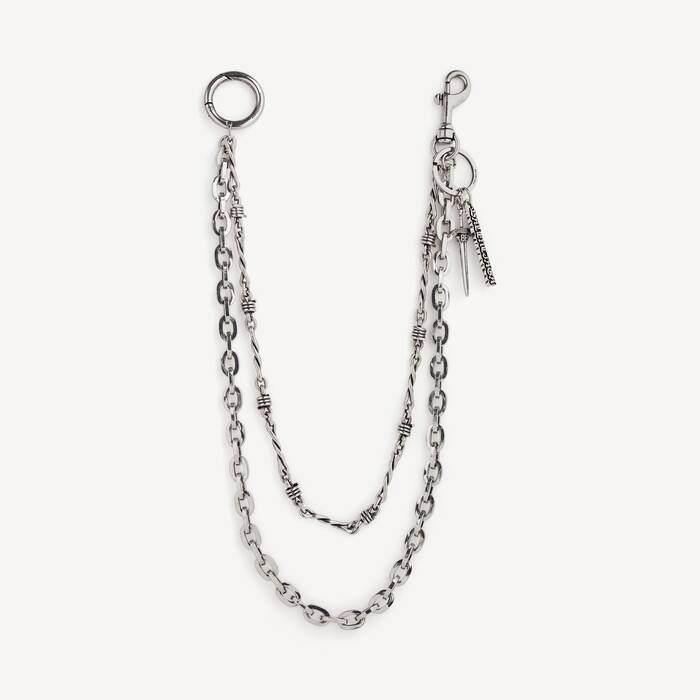 Men's Goth Trouser Chain in Antique Silver - Men | Balenciaga Taiwan Region EN - Image 1