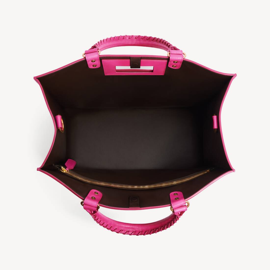 Women's Le City Sleek Tote Bag Large in Hot Pink | Balenciaga Germany EN - Image 5