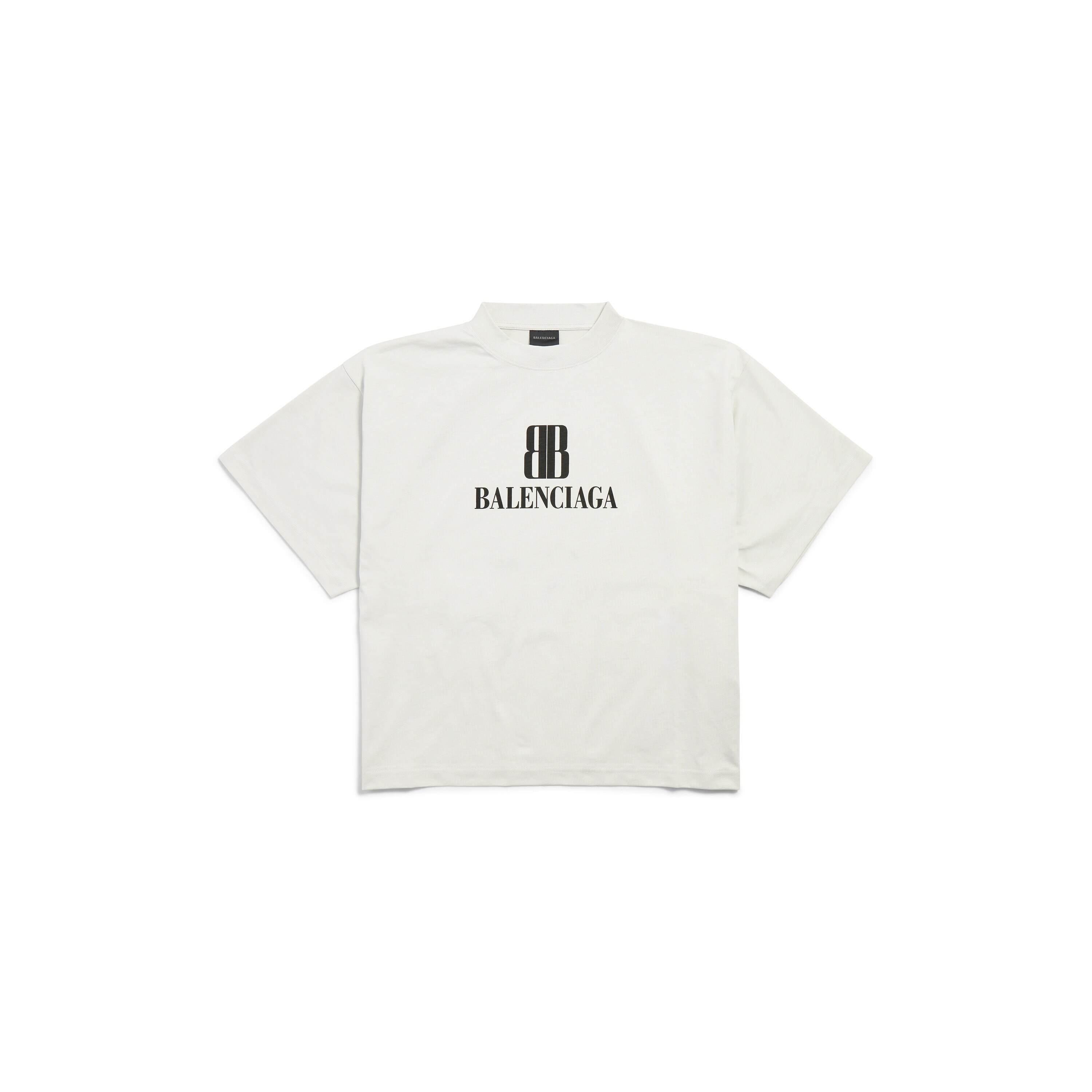 Balenciaga★I Love Paris & バレンシアガ クロップド Tシャツ eCom-818431TRVU91041_F.jpg