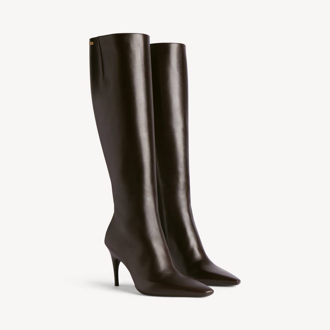 Bota Duchesse para Mujer en Marr&oacute;n Oscuro | Balenciaga Espa&ntilde;a ES - Image 2