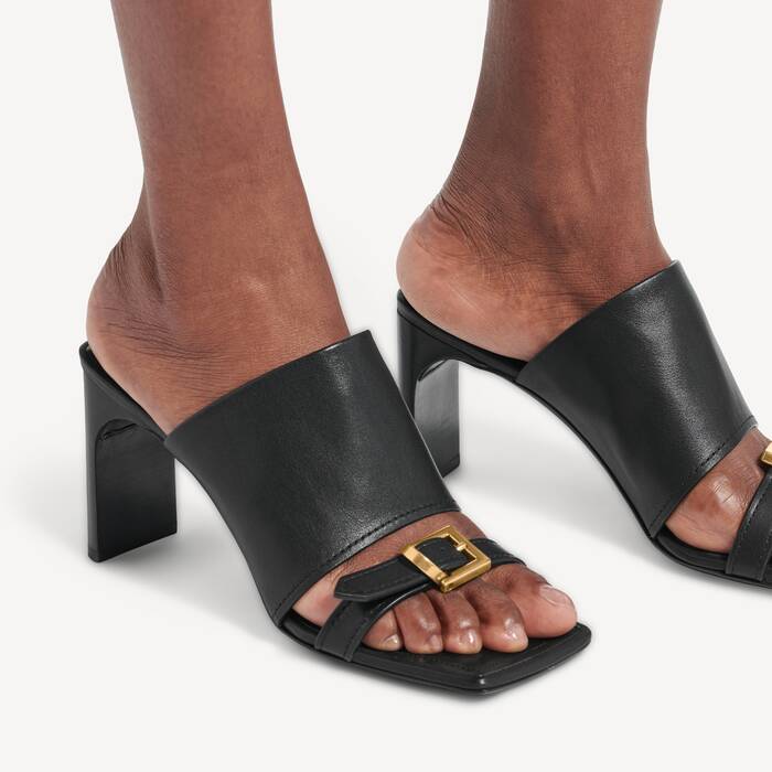 Sandale Bel Air pour Femme en Noir - Femme | Balenciaga France FR - Image 3