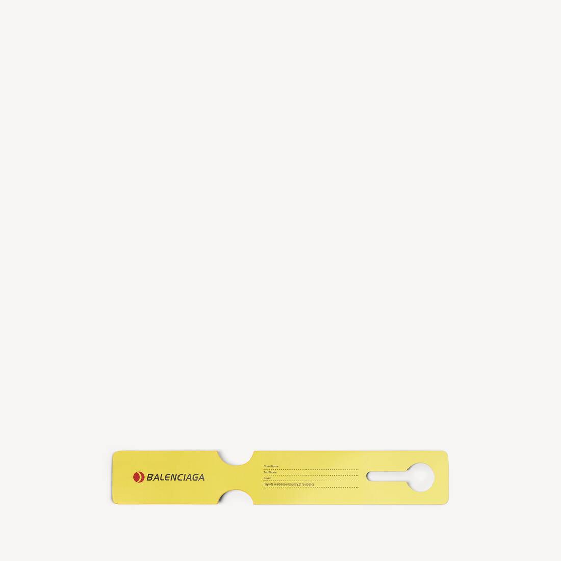 Charm/keychain Luggage Swing  in Yellow | Balenciaga Lithuania EN - Image 3