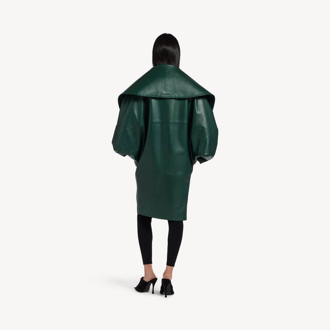 ボトル グリーン の ウィメンズ オープンカラー ダブルブレストジャケット  | Balenciaga 日本 JA - Image 4