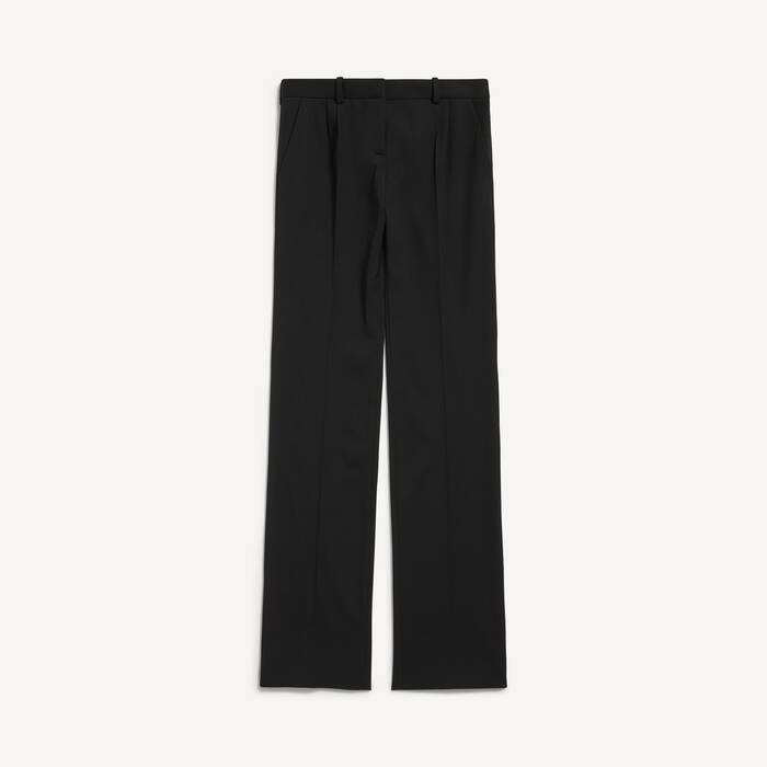 Women's Slim Tailored Pants in Black - Women | Balenciaga Hong Kong SAR EN - Image 2