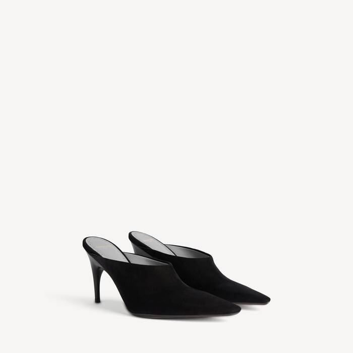 Mule Duchesse pour Femme en Noir - Femme | Balenciaga Belgique FR - Image 2