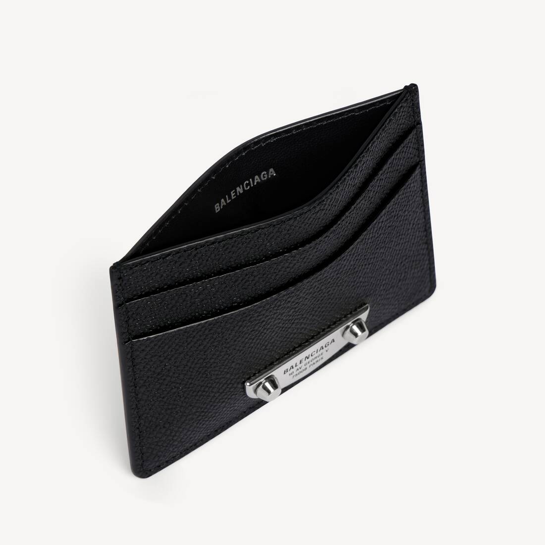 Men's Le City Uptown Card Holder in Black | Balenciaga Denmark EN - Image 3