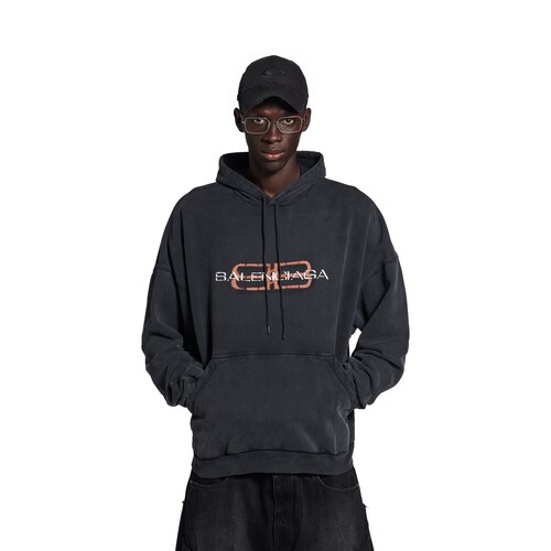 bb icon stencil hoodie large fit