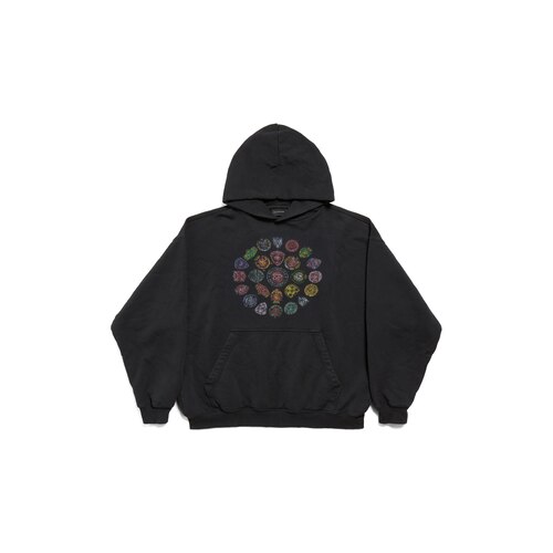 spiral crest hoodie中号版型连帽卫衣