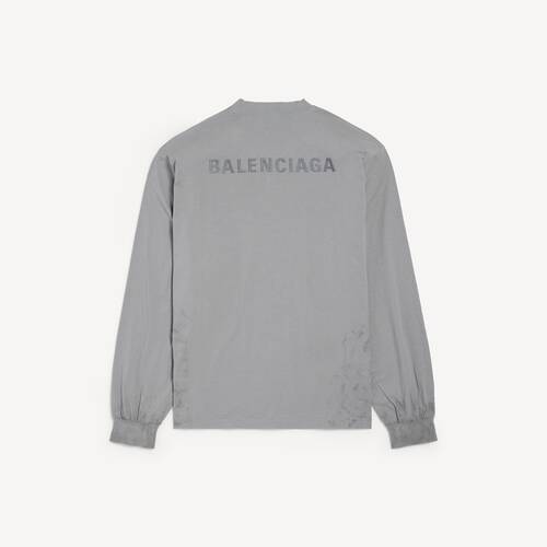 balenciaga back long sleeve medium fit t-shirt 